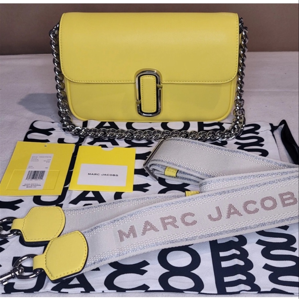 ****SOLD***Marc Jacobs The J Yellow Shoulder/Crossbody Bag.  SOLD***